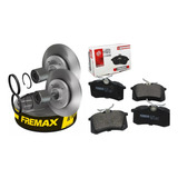 Kit Disco Pastilha Traseiro Ceramica Citroen C4 Lounge Thp