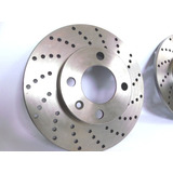 Kit Disco Traseiro Ventilado Fusca Antigo Ponta Curta 2 Furo