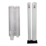 Kit Dispenser Lixeira Combinados Para Copos De Água E Café