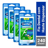 Kit Dispenser Para Fio Dental Dentek Floss Pick 240 Unidades