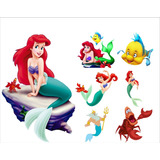 Kit Display A Pequena Sereia Ariel 1 Peça 80cm 6 Mesa
