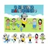 Kit Display De Mesa + Painel 1,5x1m Festa Menino Maluquinho