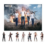 Kit Display De Mesa   Painel Festa Infantil Free Fire