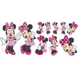 Kit Display Decorativo Minnie Rosa Festa