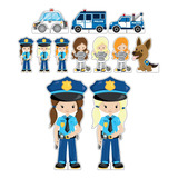 Kit Display Festa Infantil Polícia Feminina