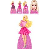 Kit Displays Festa Decoração Barbie Nova
