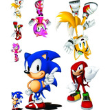 Kit Displays Sonic 8 Peças