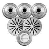Kit Dispositivo Piscina Inox 3 Retorno 1 Aspiração 2 Dreno
