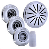 Kit Dispositivos Inox 1 Aspiração 2 Retorno 1 Ralo De Fundo
