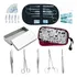 Kit Dissecacao Porta Agulha Tesoura Metzembaum Pinca Sutura