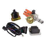 Kit Distribuidor De Ignição Com Hall Brasilia Fusca Kombi