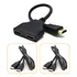 Kit Divisor Splitter Duplicador Hdmi Y Com 2 Cabos 1.5 Metro