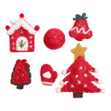 Kit Diy De Enfeites De Natal Kits De Artesanato De Vermelho