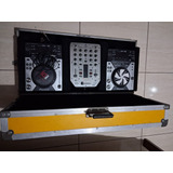 Kit Dj Com Par Cdj 400 Mixer Vmx 200 Pro Fone Case