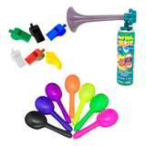 Kit Do Barulho Com Buzinas Maracas Apitos Alegrar Sua Festa