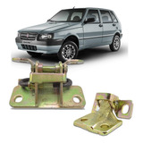 Kit Dobradiça Limitador Porta Uno Elba Prêmio Fiorino Esq
