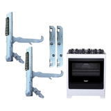 Kit Dobradiças Guias Fogões Dako Supreme 4 E 5 Bocas Orig