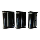 Kit Dobradiças Para Porta Corta fogo C 3 Unidades Preta