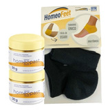 Kit Dois Cremes Hidratantes Homeopast E Homeofeet meia Tipo De Embalagem Pote