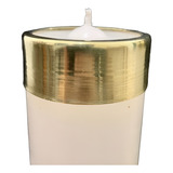 Kit Dois Economizador De Velas Litúrgico 7cm   70mm