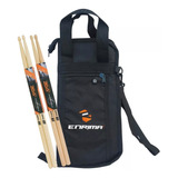 Kit Dois Pares De Baquetas Estojo Bag Luxo Porta Bag C Nf