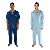 Kit Dois Pijamas Eg Masculino Adulto