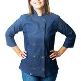 Kit Dolma Jeans Leve Feminina Bandana Top Chef Conforto