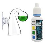 Kit Drop Checker De Vidro Reagente Medidor Co2 Induspharma