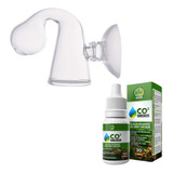 Kit Drop Checker De Vidro Reagente Medidor Co2 Powerfert
