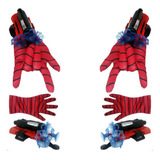 Kit Duas Luvas Homem Aranha Lança Teia Brinquedo Spider Man