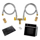 Kit Duplo Gás Encanado P Cooktop E Forno Flexível 1 50 Mt