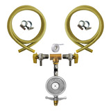 Kit Duplo Mangueiras Gás 2 0mt 3 8 Instalação Cooktop Forno