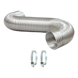 Kit Duto Flexível Aquecedor I Coifa 120mm X 1 5m 2 Abraç 