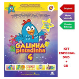 Kit Dvd cd Galinha Pintadinha 4 Novo E Lacrado 