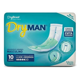 Kit Economico 100 Absorventes Geriatrico Dryman 10 Pacotes
