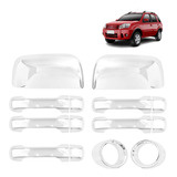Kit Ecosport 2012 Apliques Retrovisor Maçaneta Milha 9 Peças