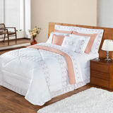 Kit Edredom Damasco Cama