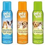 Kit Educador Cachorro E Gato Pipi Pode E Nao Pode Mordida 150ml