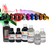 Kit Efeito Cromado 300ml Verniz Preto 200ml De Candy