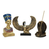 Kit Egito Deusa Ísis Busto Nefertiti