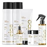 Kit Eico Pro Óleo Sublime 6 Itens Shampoo Condicionador Máscara 300g Leave In 200ml Spray Fluído Óleo Nutritivo
