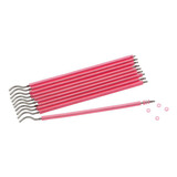 Kit Elástico Borrachinha Para Aparelho Rosa Cristal