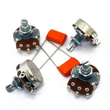 Kit Elétrica Les Paul Sg Potenciometro Alpha Orange Drop A4