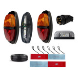 Kit Eletrico Instalação Lanterna Carretinha Reboque Engate