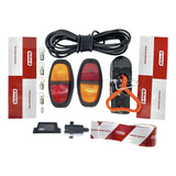 Kit Elétrico Munheca Carretinha reboque faixas Refletivas