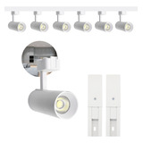 Kit Eletrificado Trilhos 2m 6 Spots Led 30w Branco