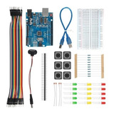 Kit Eletrônica Compatível Com Arduino Para Iniciantes