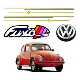 Kit Emblema Adesivo Faixa Lateral Fusca Itamar 1993 1996
