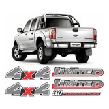 Kit Emblema Adesivo Ford Ranger Limited