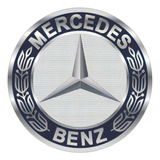 Kit Emblema Adesivo Mercedes